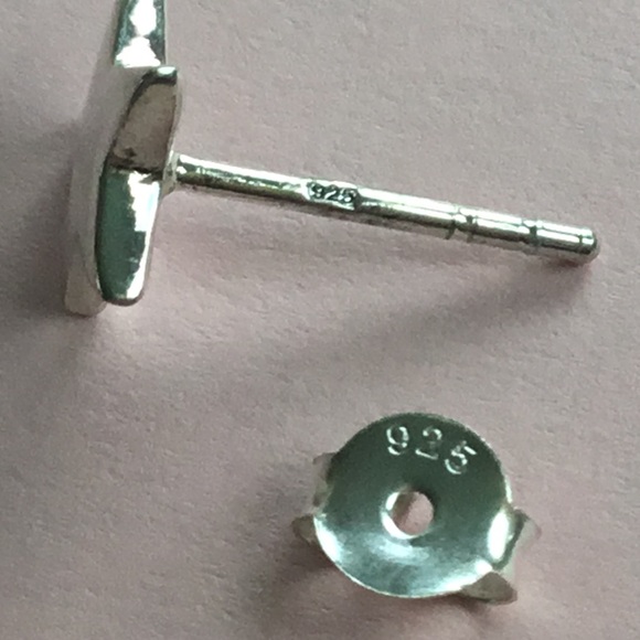 .925 Sterling Silver Star Stud Earrings - Picture 10 of 16